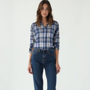 🌟Eddie  Bauer boyfriend fit shirt women S